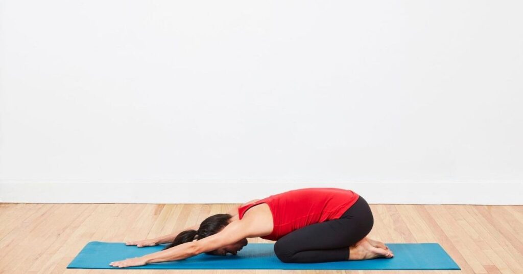 child pose